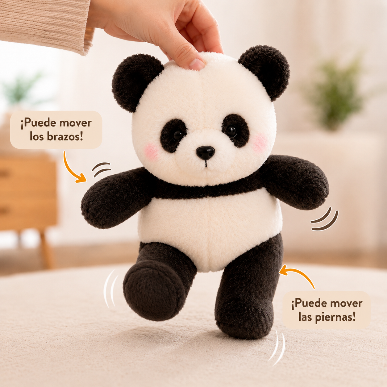 Peluche Panda de Apoyo Emocional.